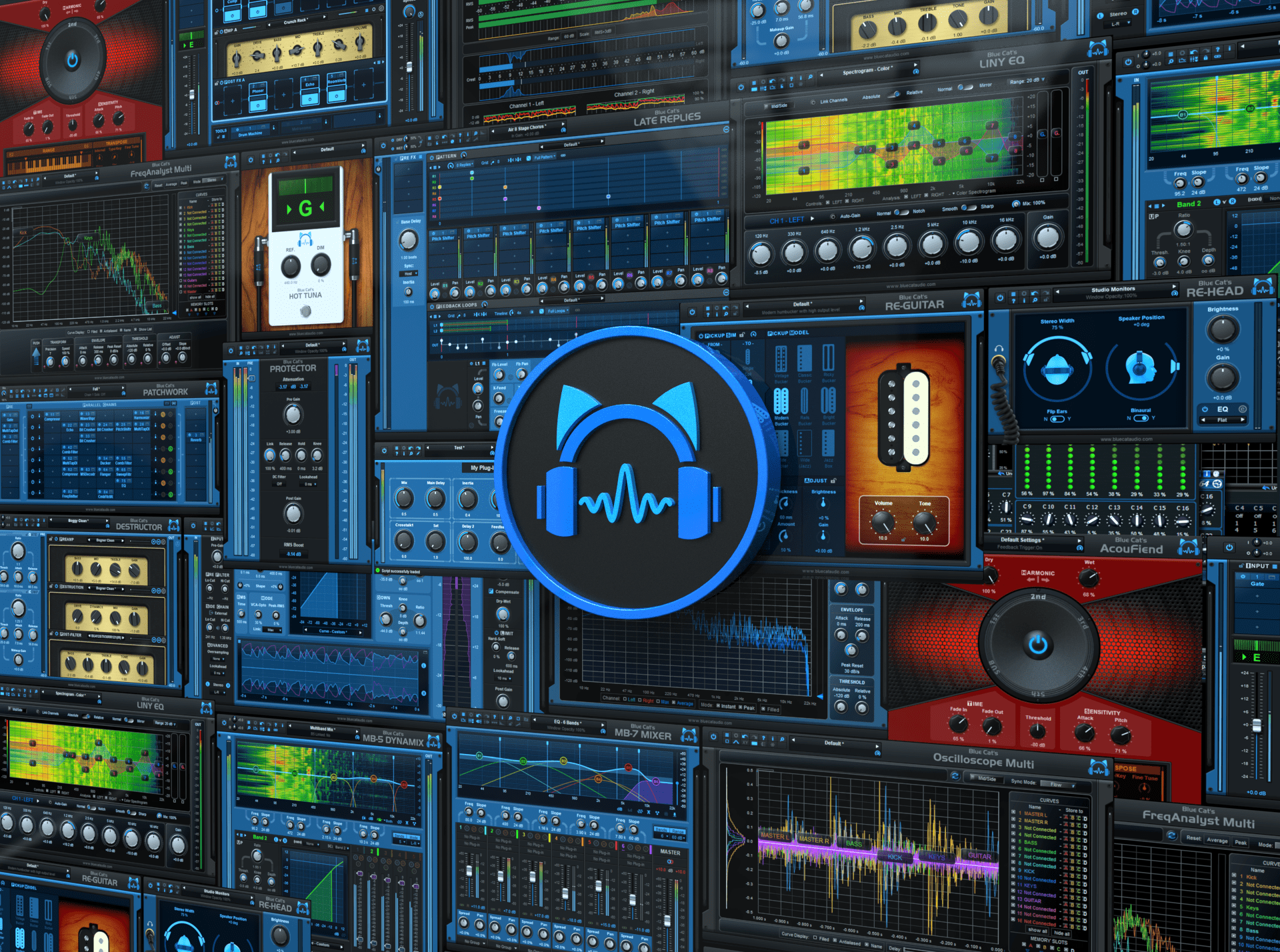 Blue Cat's All Plug-Ins Pack - All Our Professional Audio Plugins in a Single Bundle (AU, VST, VST3, RTAS, AAX) Blue Cat's All Plug-Ins Pack - All Our Professional Audio Plugins in a Single Bundle (AU, VST, VST3, RTAS, AAX)
