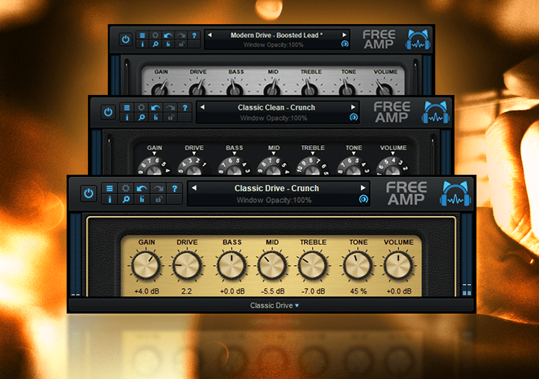 Blue Cat's Free Amp - The Free Guitar Amp Sim Plug-In (VST, AU, AAX, VST3) (Freeware)