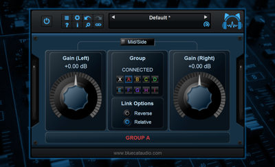 Blue Cat's Gain Suite - Simple Mono, Stereo and Mid-Side MIDI Controllable Gain Plugins (Freeware) Blue Cat's Gain Suite - Simple Mono, Stereo and Mid-Side MIDI Controllable Gain Plugins (Freeware)