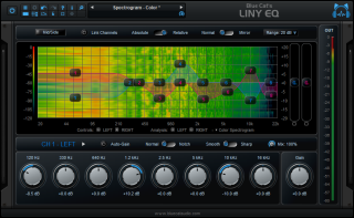 Blue Cat's Liny EQ - Linear Phase Equalizer DirectX and VST plugin Blue Cat's Liny EQ - Linear Phase Equalizer DirectX and VST plugin