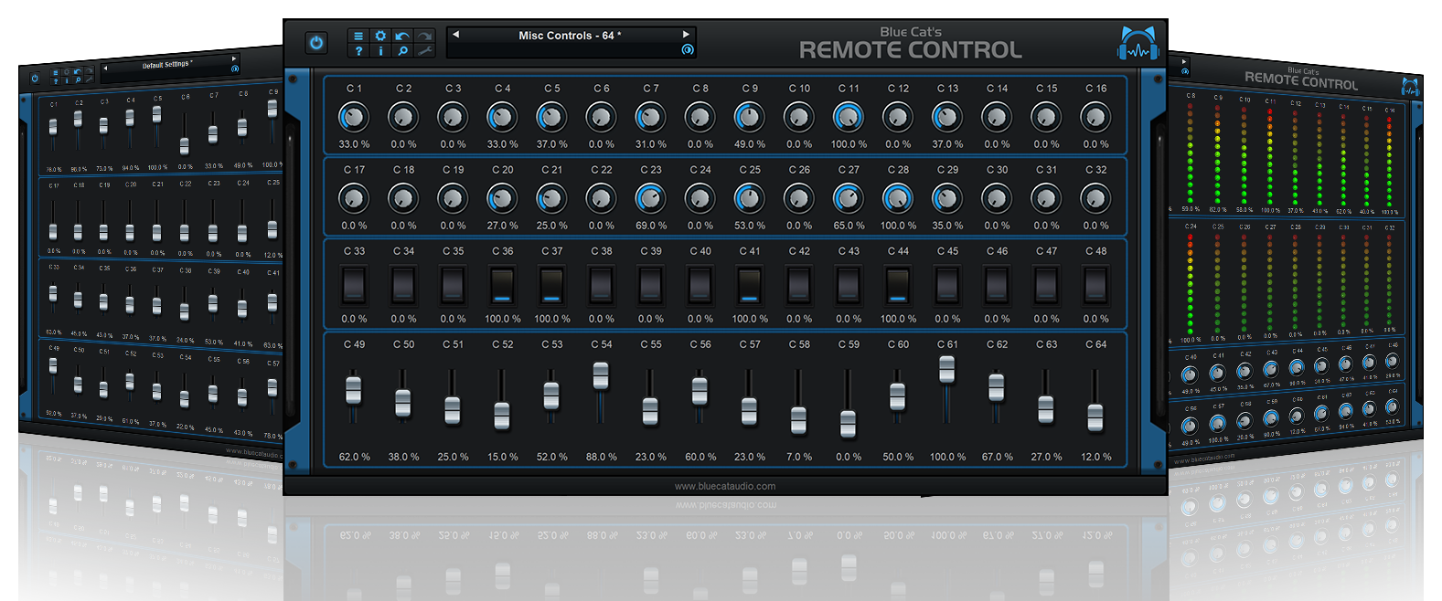 Click to view Blue Cat's Remote Control 2.32 screenshot
