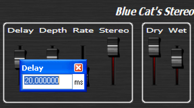 Blue Cat's Stereo Chorus - Wide Stereo Chorus Effect Plug-in (RTAS, VST, Audio Unit, DirectX) (Freeware)