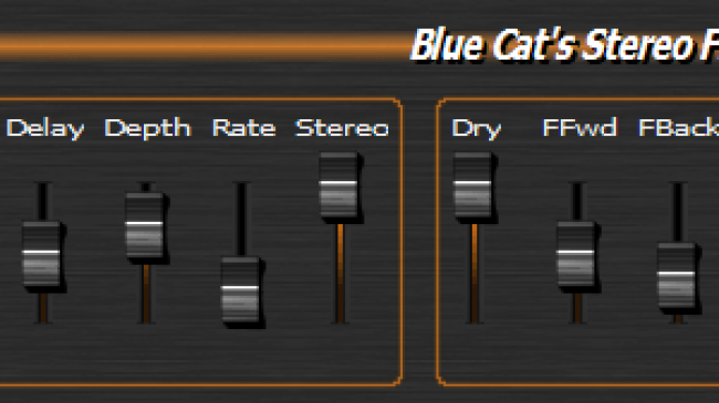 Blue Cat's Stereo Flanger - Analog Stereo Flanging effect DirectX and VST Plugin (Freeware) Blue Cat's Stereo Flanger - Analog Stereo Flanging effect DirectX and VST Plugin (Freeware)