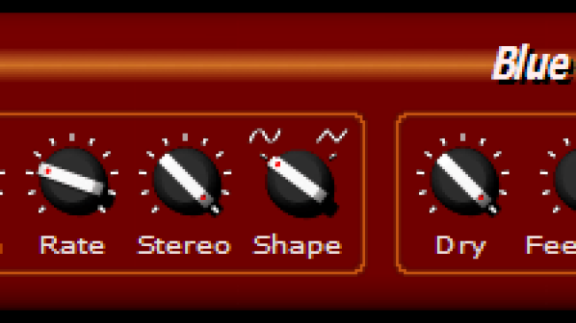 Blue Cat's Stereo Flanger - Analog Stereo Flanging effect DirectX and VST Plugin (Freeware)