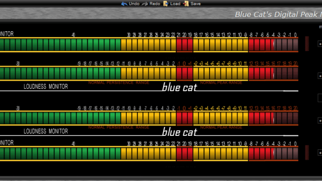 Loudness Meter (v3) Skin for Blue Cat's DP Meter Pro, by Ngarjuna