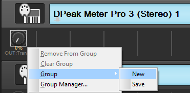 Step 08 - Right click on the control and create a new group Step 08 - Right click on the control and create a new group
