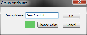 Step 09 - We will call this group 'Gain Control' Step 09 - We will call this group 'Gain Control'