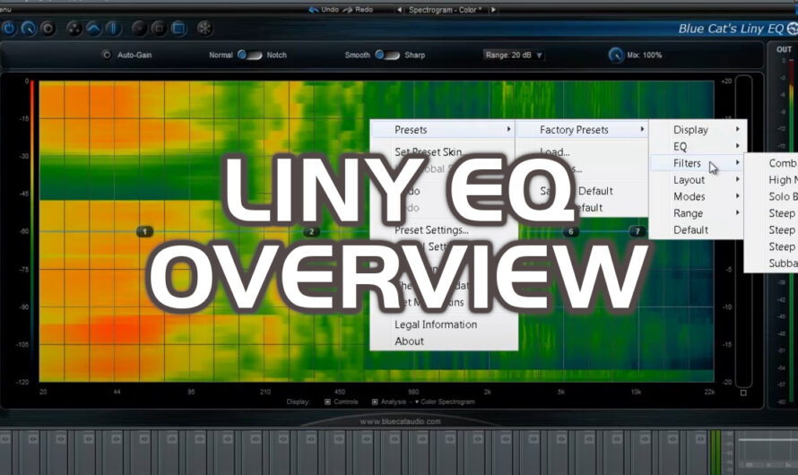 Blue Cat’s Liny EQ 5 Overview Video