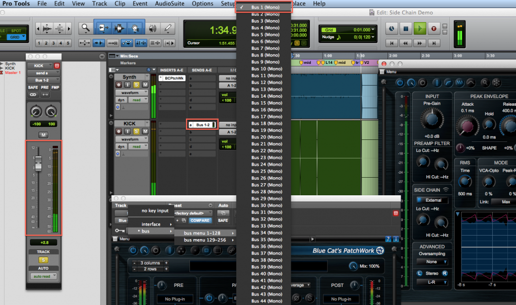Using Side Chain With Blue Cat’s PatchWork In Pro Tools – The Blue Cat ...