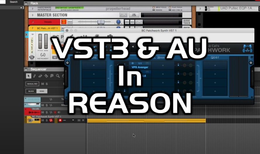 Loading VST3 and AU Plug-Ins In Reason 10