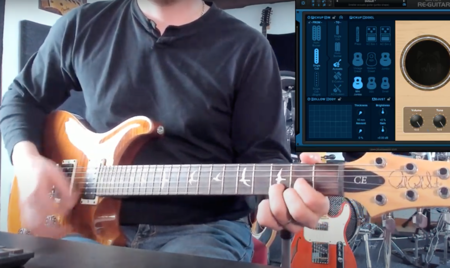 Re-Guitar: How to Sound Like an Acoustic Guitar with an Electric Solid Body