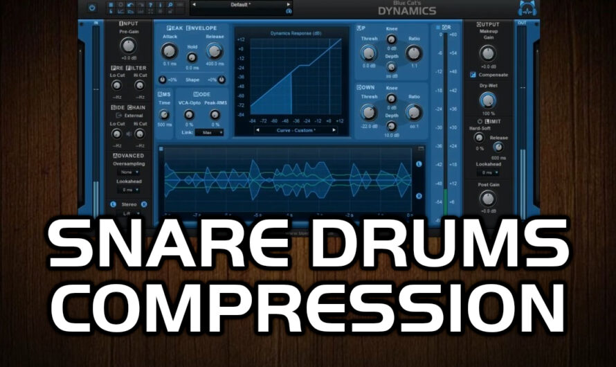 Low Level Snare Drum Compression With Blue Cat Dynamics