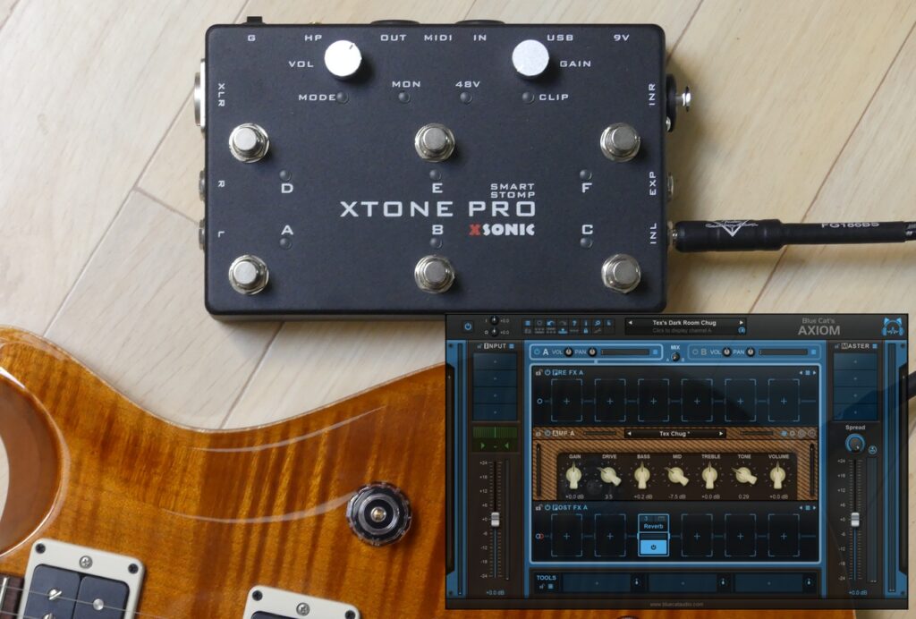 ギター XTONE PRO XTONE Pro + Axiom: Your Amp Sim & Effects In a Pedal? – The Blue