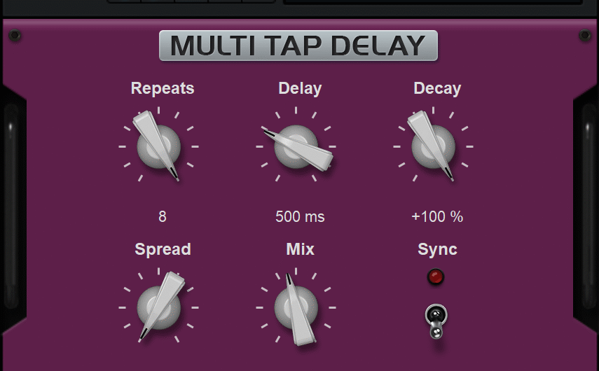 Echo and Multi Tap Delay Plugins Included in Axiom, Patchwork and MB-7 Mixer