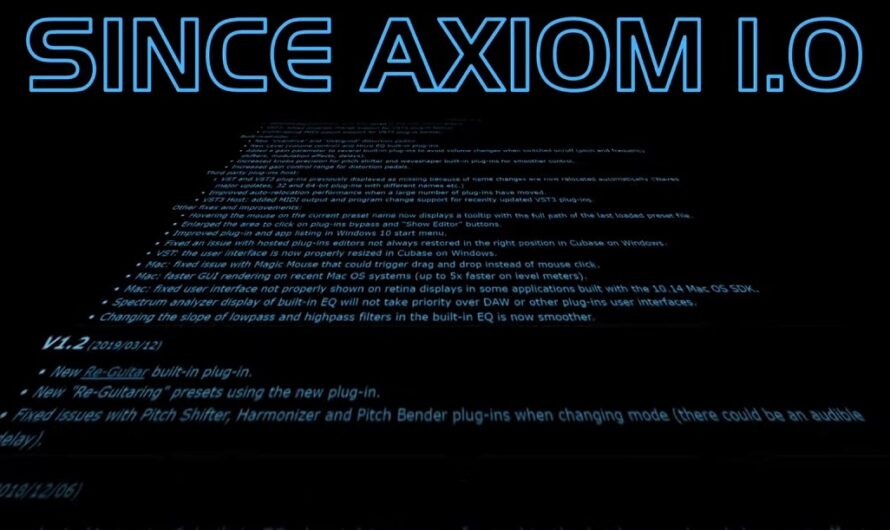 Axiom V2: The Full Changelog Since 2018!