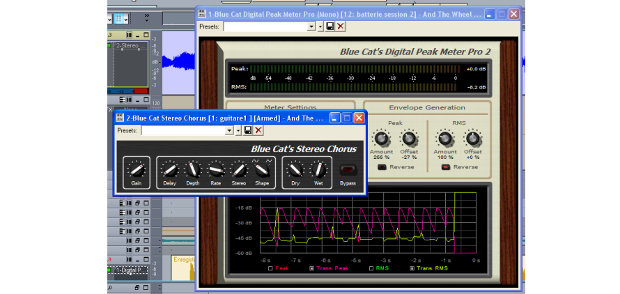 Side Chain Plug-In Control With Blue Cat’s DP Meter Pro In Cakewalk Sonar