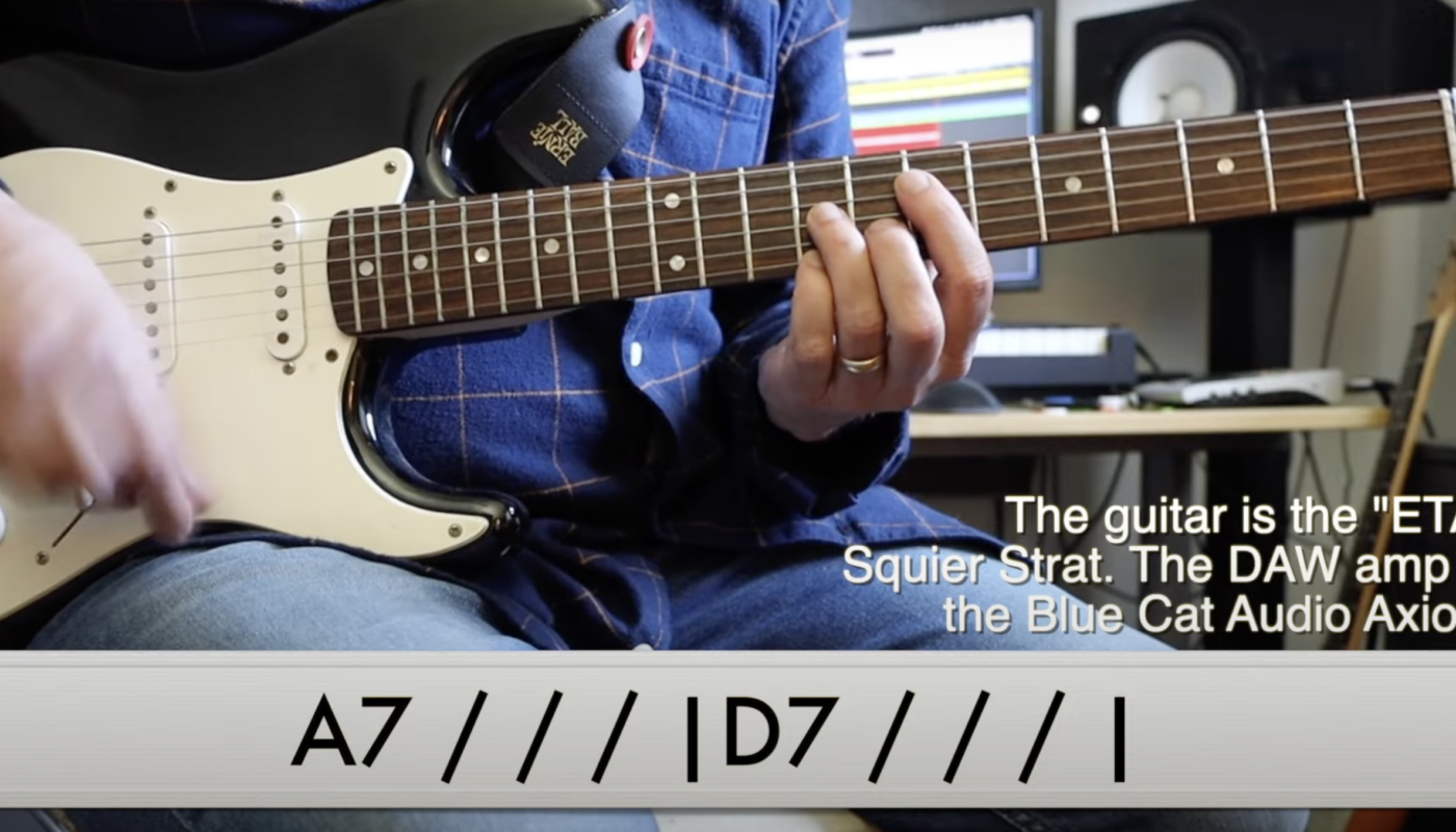 Backing Track A7 to D7 by Tom Strahle Using Axiom