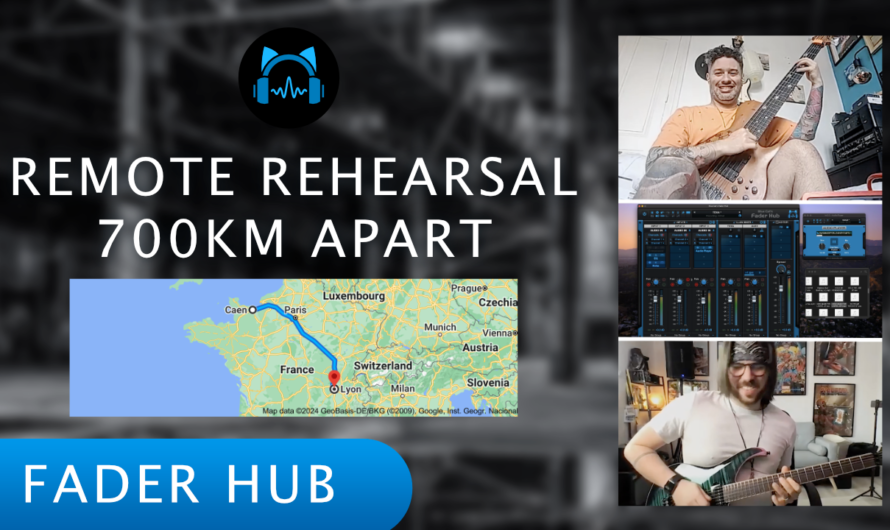 Remote Rehearsal With Fader Hub – 700km Apart