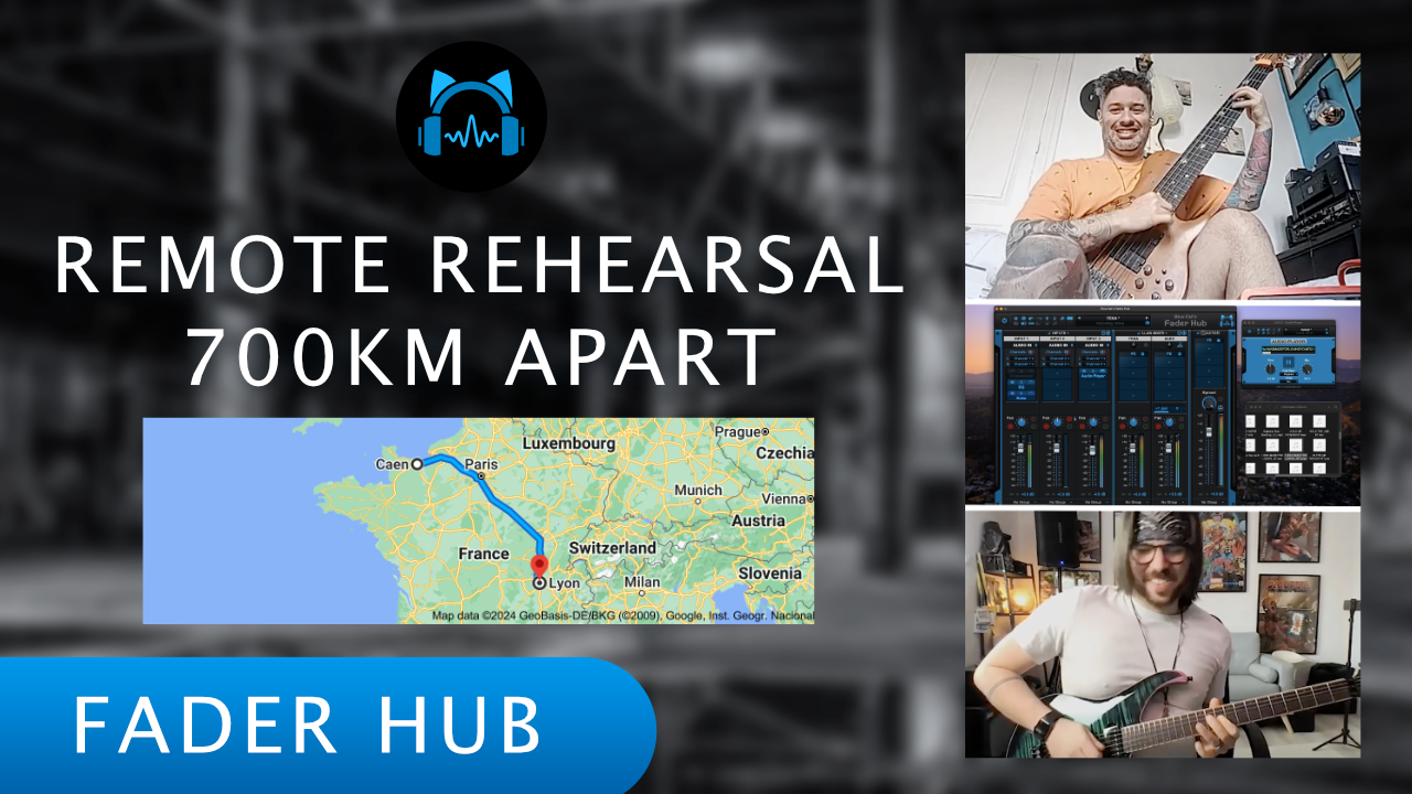 Remote Rehearsal with Fader Hub: I Was Made For Loving You by Riff Wave