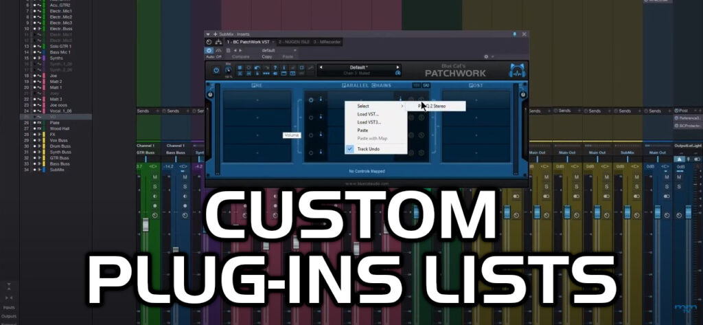 Creating Custom Plugin Lists In Blue Cat’s PatchWork – The Blue Cat ...