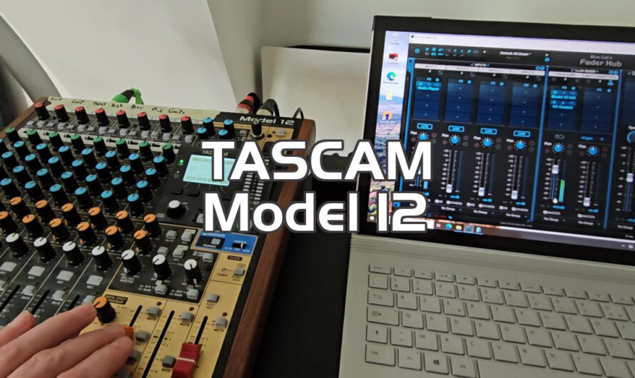 Fader Hub & Tascam Model 12: Live Mixer & Recorder