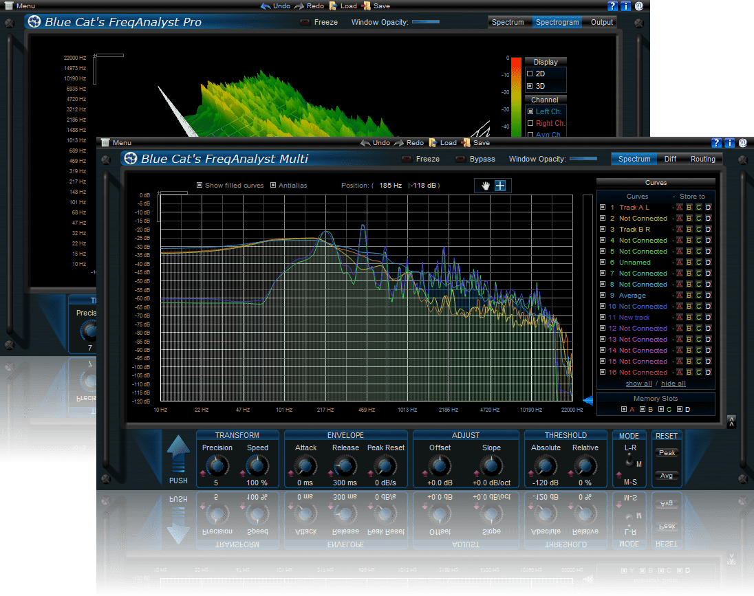 Blue Cat's FreqAnalyst Pack - Real Time Spectrum and Frequency Analysis Plug-ins Bundle (VST, AAX, AU, VST3) Blue Cat's FreqAnalyst Pack - Real Time Spectrum and Frequency Analysis Plug-ins Bundle (VST, AAX, AU, VST3)