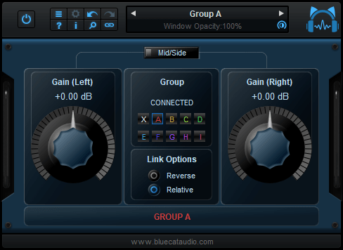 Blue Cat's Gain Suite - Simple Mono, Stereo and Mid-Side MIDI Controllable Gain Plug-ins (VST, AU, VST3, AAX) (Freeware) Blue Cat's Gain Suite - Simple Mono, Stereo and Mid-Side MIDI Controllable Gain Plug-ins (VST, AU, VST3, AAX) (Freeware)