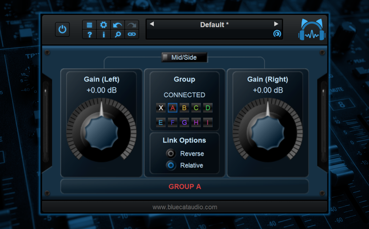 Blue Cat's Gain Suite - Simple Mono, Stereo and Mid-Side MIDI Controllable Gain Plug-ins (VST, AU, VST3, AAX) (Freeware) Blue Cat's Gain Suite - Simple Mono, Stereo and Mid-Side MIDI Controllable Gain Plug-ins (VST, AU, VST3, AAX) (Freeware)