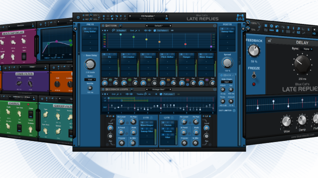 Blue Cat's Late Replies - Creative Delay & Reverb / Multi FX Plug-In & Host (VST, AU, AAX, VST3)