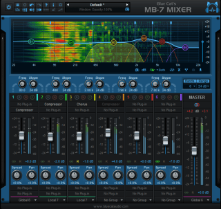 Blue Cat's MB-7 Mixer - Multi Band Mixing Plug-in and VST/VST3/AU Host