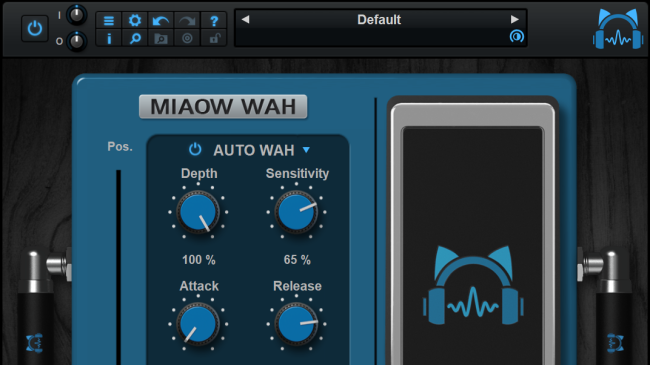 Blue Cat's Miaow Wah - Virtual Wah Pedal / Modulation Effects Blue Cat's Miaow Wah - Virtual Wah Pedal / Modulation Effects