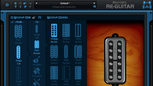 Blue Cat's Re-Guitar - Vintage humbucker simulation