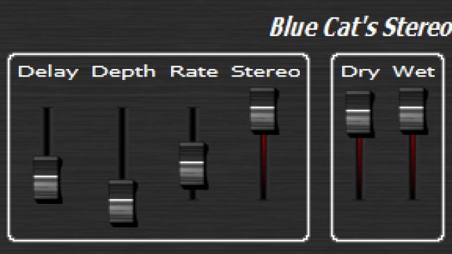 Blue Cat's Stereo Chorus - Wide Stereo Chorus Effect Plug-in (RTAS, VST, Audio Unit, DirectX) (Freeware)