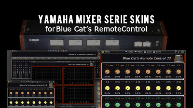 YAM Mixers Series Skin for Blue Cat's Remote Control, by DJ Ghostfader [@djghostfader]