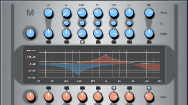 Silver Skin for Blue Cat's Widening Parametr'EQ, by Stefan Windus